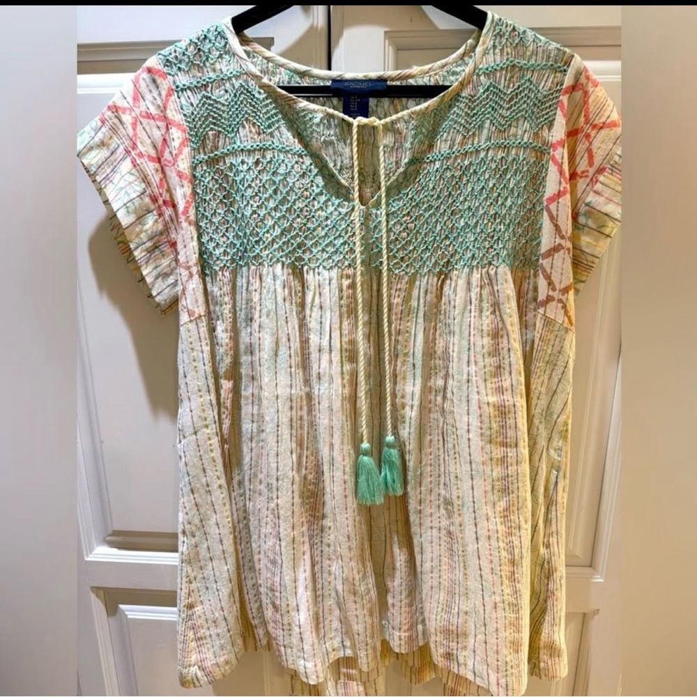 RACHEL Rachel Roy Multicolor Bohemian Blouse